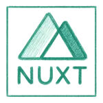 NuxtJS · Logo NuxtJS· Logo